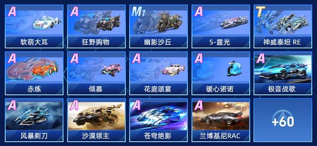 QQ飞车手游V10 1永久T车 53永久A车 74永久赛车 36宠物 女号 钻石