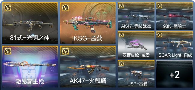 穿越火线：枪战王者V5 180英雄武器 265万化 新锐