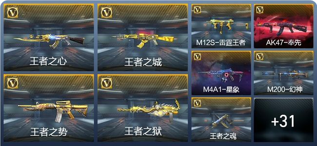 穿越火线：枪战王者【苹果版】V8 8王者武器 106英雄武器 3英雄角色 208万化 精英