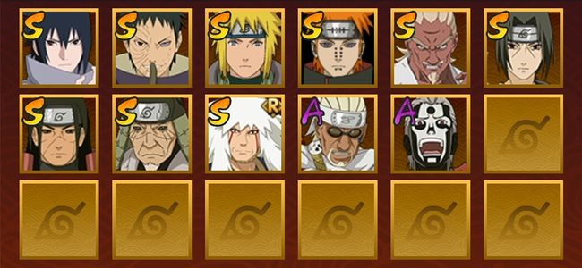 火影忍者V10 9S忍 19A忍 142忍 128S碎片 16通灵 500W战力 前500名 上忍