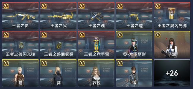 穿越火线：枪战王者V7 8王者 342英雄武器 7英雄角色 553万化 新锐