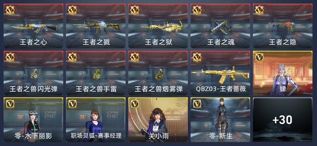 穿越火线：枪战王者V7 9王者 300英雄武器 5英雄角色 467万化 传奇