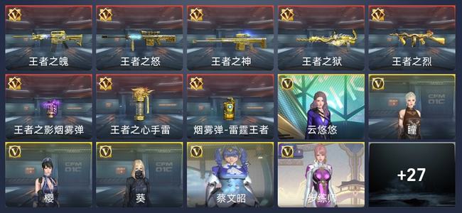 穿越火线：枪战王者V8 8王者 319英雄武器 7英雄角色 602万化 新锐