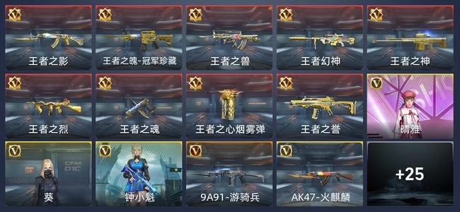 穿越火线：枪战王者V8 9王者 321英雄武器 3英雄角色 557万化 新锐