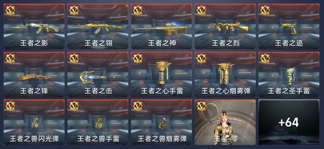 穿越火线：枪战王者V10 13王者 712英雄武器 16英雄角色 807万化 新锐