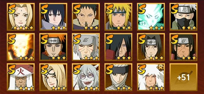 火影忍者V11 22S忍 46A忍 214忍 2899S碎片 17通灵 1000W战力 前500名 暗部