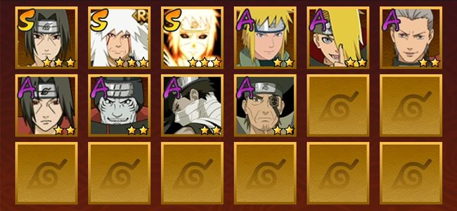 火影忍者V4 3S忍 7A忍 41忍 321S碎片 7通灵 100W战力 前500名 暗部