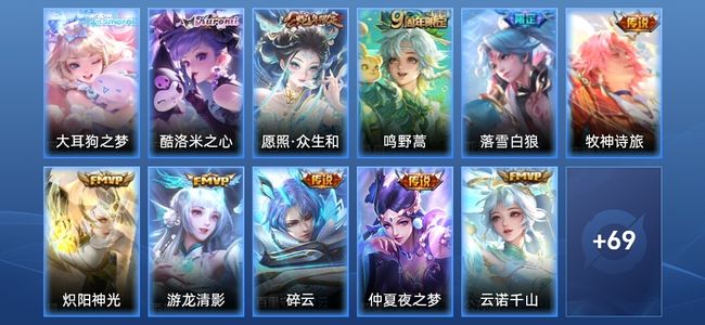 王者荣耀V6 9传说 24史诗 80皮肤 永恒钻石I