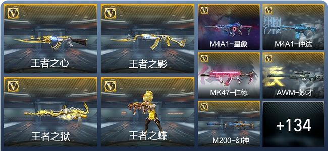 穿越火线：枪战王者V5 10王者武器 166英雄武器 5英雄角色 303万化 枪神