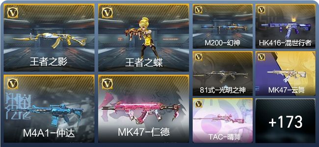 穿越火线：枪战王者V3 3王者武器 207英雄武器 5英雄角色 331万化 枪王S