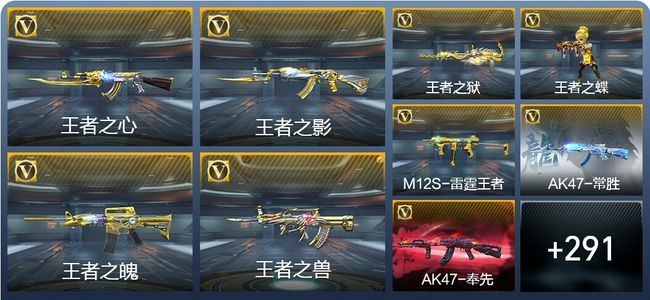 穿越火线：枪战王者30王者武器 300英雄武器 14英雄角色 488万化 枪皇