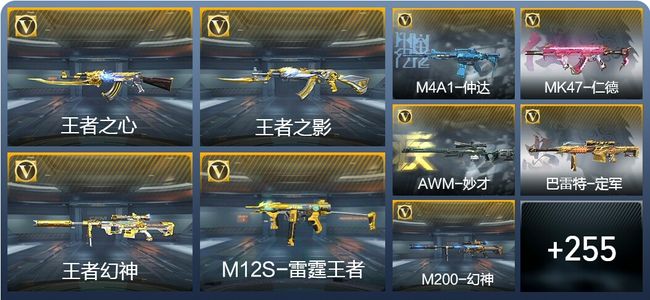 穿越火线：枪战王者V8 27王者武器 288英雄武器 6英雄角色 661万化 枪王SSS