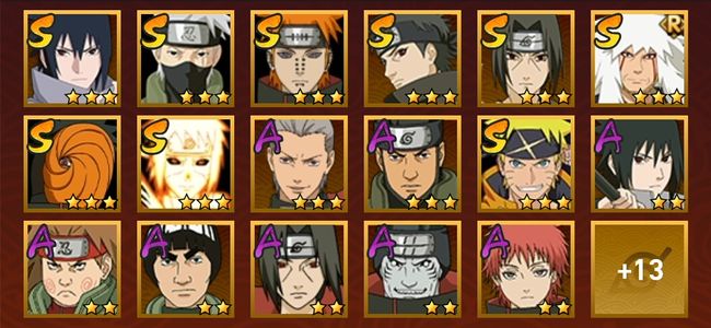 火影忍者V10 9S忍 21A忍 105忍 1240S碎片 15通灵 400W战力 前1000名 暗部