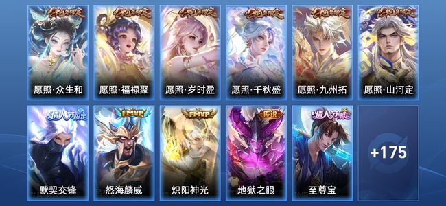 王者荣耀V6 12传说 47史诗 187皮肤 至尊星耀III
