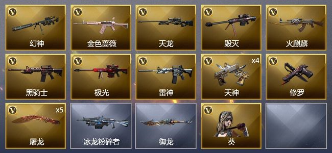 穿越火线（CF）18V武器 1V角色 1皮肤 可排位 新锐