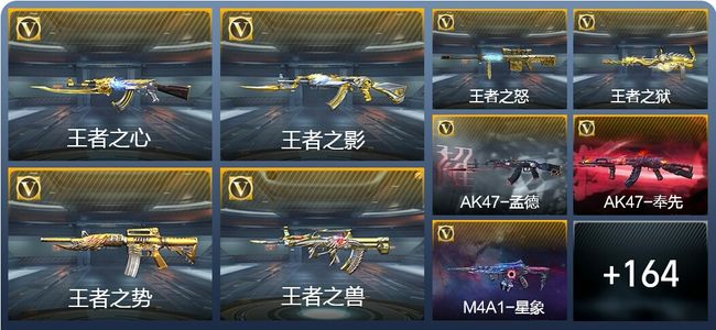 穿越火线：枪战王者16王者武器 173英雄武器 10英雄角色 269万化 专家