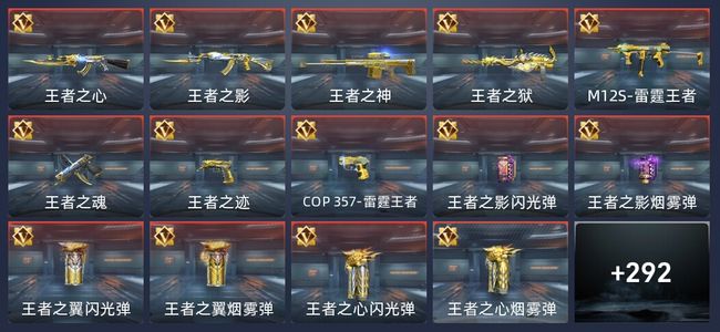 穿越火线：枪战王者29王者 293英雄武器 13英雄角色 497万化 枪皇