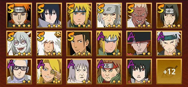 火影忍者V10 9S忍 20A忍 100忍 1158S碎片 14通灵 300W战力 见习