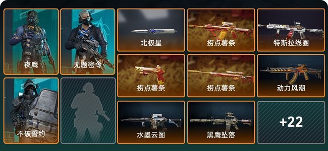 三角洲行动总资产41M 3干员外观 1近战 29传说枪械 烽火：三角洲巅峰 战场：上等兵