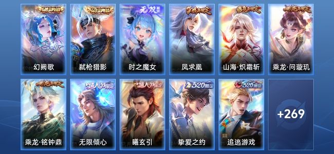 王者荣耀V8 2典藏 22传说 92史诗 281皮肤 122英雄 永恒钻石III