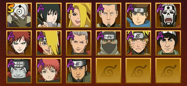 火影忍者V6 1S忍 15A忍 16忍 1S碎片 10通灵 200W战力 前1000名 暗部