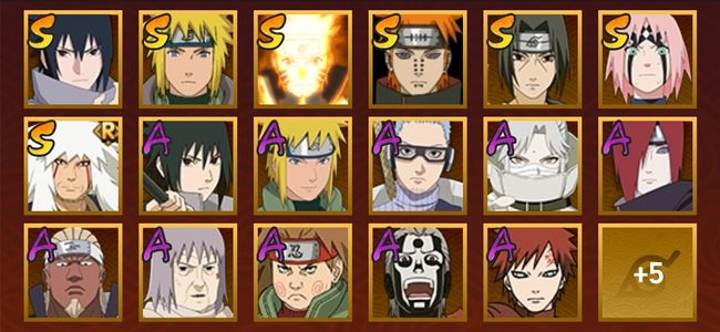 火影忍者V1 7S忍 15A忍 22忍 7S碎片 13通灵 300W战力 前1000名 影级