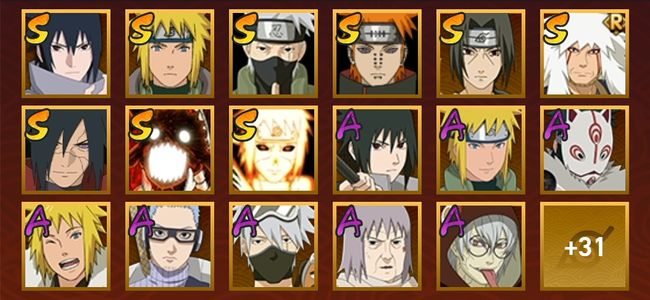 火影忍者V10 10S忍 38A忍 48忍 10S碎片 15通灵 400W战力 前1000名 暗部