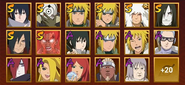 火影忍者V9 10S忍 27A忍 37忍 10S碎片 15通灵 700W战力 前1000名 上忍