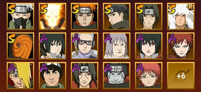 火影忍者V8 8S忍 15A忍 23忍 8S碎片 15通灵 500W战力 前1000名 上忍