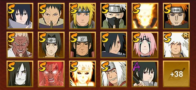 火影忍者V10 18S忍 37A忍 55忍 18S碎片 18通灵 1000W战力 前1000名 上忍