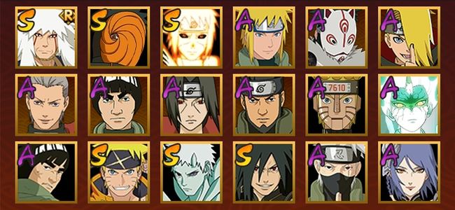 火影忍者V8 6S忍 12A忍 18忍 6S碎片 12通灵 300W战力 前1000名 中忍