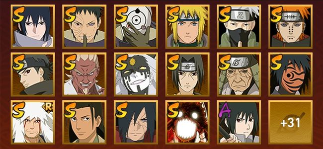 火影忍者V10 16S忍 32A忍 48忍 16S碎片 15通灵 600W战力 前1000名 下忍