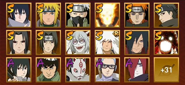 火影忍者V10 14S忍 34A忍 48忍 14S碎片 16通灵 800W战力 前500名 暗部