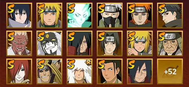 火影忍者V12 20S忍 49A忍 69忍 20S碎片 17通灵 800W战力 前1000名 影级