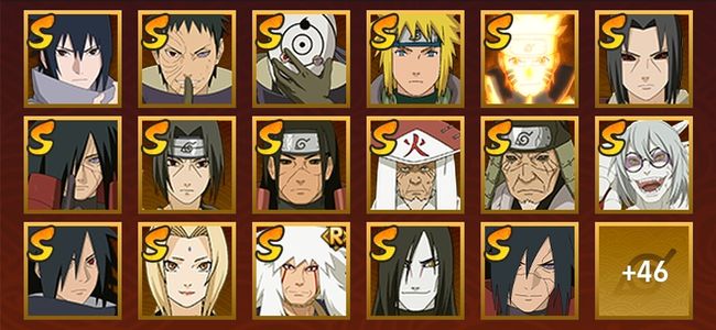 火影忍者V9 23S忍 40A忍 63忍 23S碎片 17通灵 1000W战力 前500名 中忍