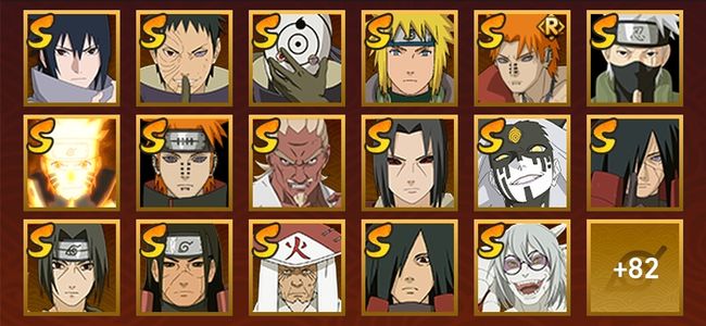 火影忍者V13 34S忍 65A忍 99忍 34S碎片 23通灵 1000W战力 前500名 中忍