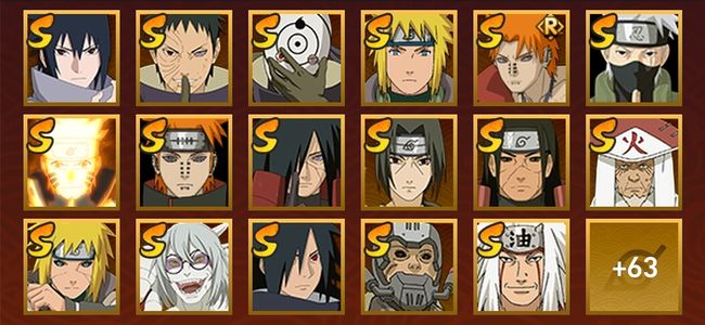 火影忍者V11 28S忍 52A忍 80忍 28S碎片 22通灵 1000W战力 前500名 上忍