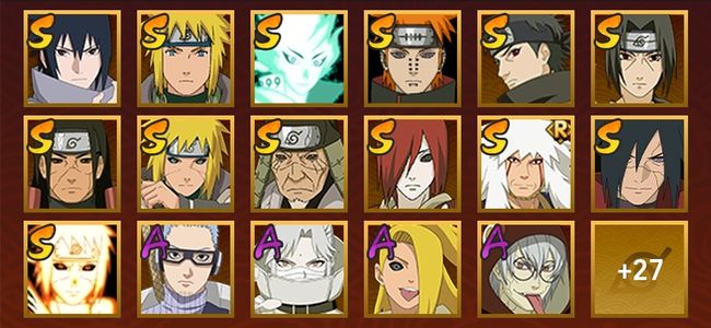 火影忍者V10 15S忍 29A忍 44忍 15S碎片 18通灵 700W战力 前1000名 中忍