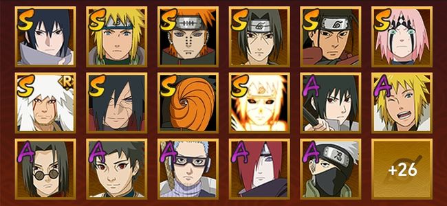 火影忍者V11 11S忍 32A忍 43忍 11S碎片 15通灵 500W战力 前1000名 中忍