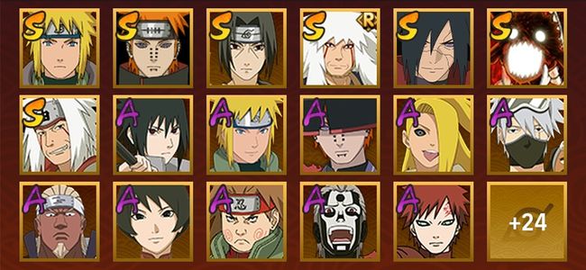 火影忍者V8 8S忍 33A忍 41忍 8S碎片 15通灵 500W战力 前1000名 上忍