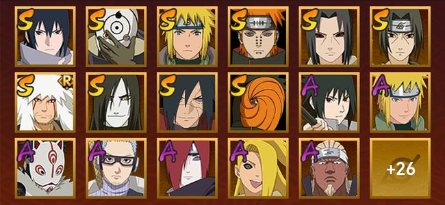 火影忍者V11 12S忍 31A忍 43忍 12S碎片 14通灵 400W战力 前1000名 中忍