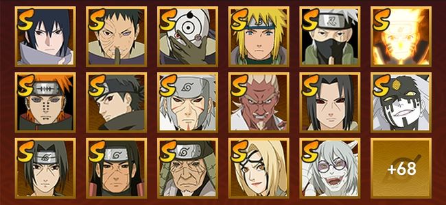 火影忍者V11 32S忍 53A忍 85忍 32S碎片 20通灵 1000W战力 前500名 中忍