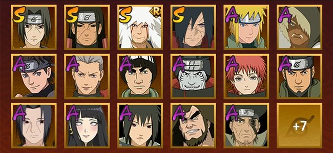 火影忍者V7 6S忍 18A忍 24忍 6S碎片 15通灵 500W战力 前1000名 暗部