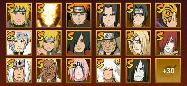 火影忍者V11 17S忍 30A忍 47忍 17S碎片 18通灵 1000W战力 前1000名 见习