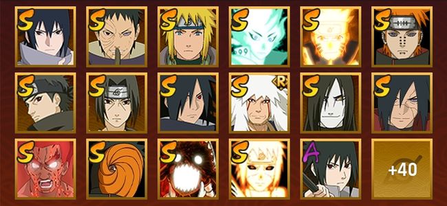 火影忍者V10 18S忍 39A忍 57忍 18S碎片 16通灵 900W战力 前1000名 中忍