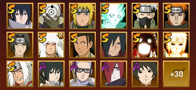 火影忍者V8 14S忍 33A忍 47忍 14S碎片 17通灵 1000W战力 前500名 上忍