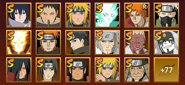 火影忍者V12 34S忍 60A忍 94忍 34S碎片 18通灵 1000W战力 前500名 见习