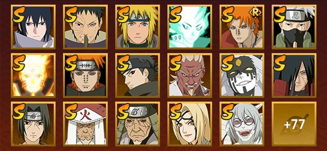 火影忍者V14 34S忍 60A忍 94忍 34S碎片 29通灵 1000W战力 前100名 影级