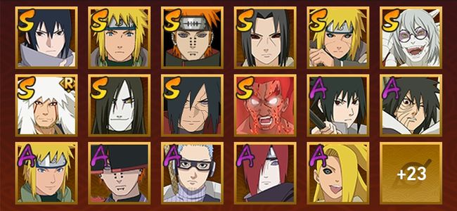 火影忍者V6 11S忍 29A忍 40忍 11S碎片 14通灵 500W战力 前1000名 见习