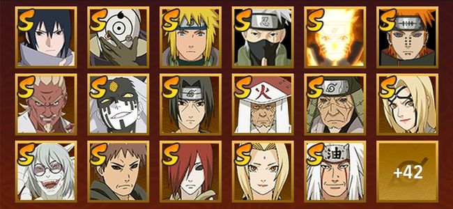 火影忍者V9 24S忍 35A忍 59忍 24S碎片 22通灵 1000W战力 前500名 上忍